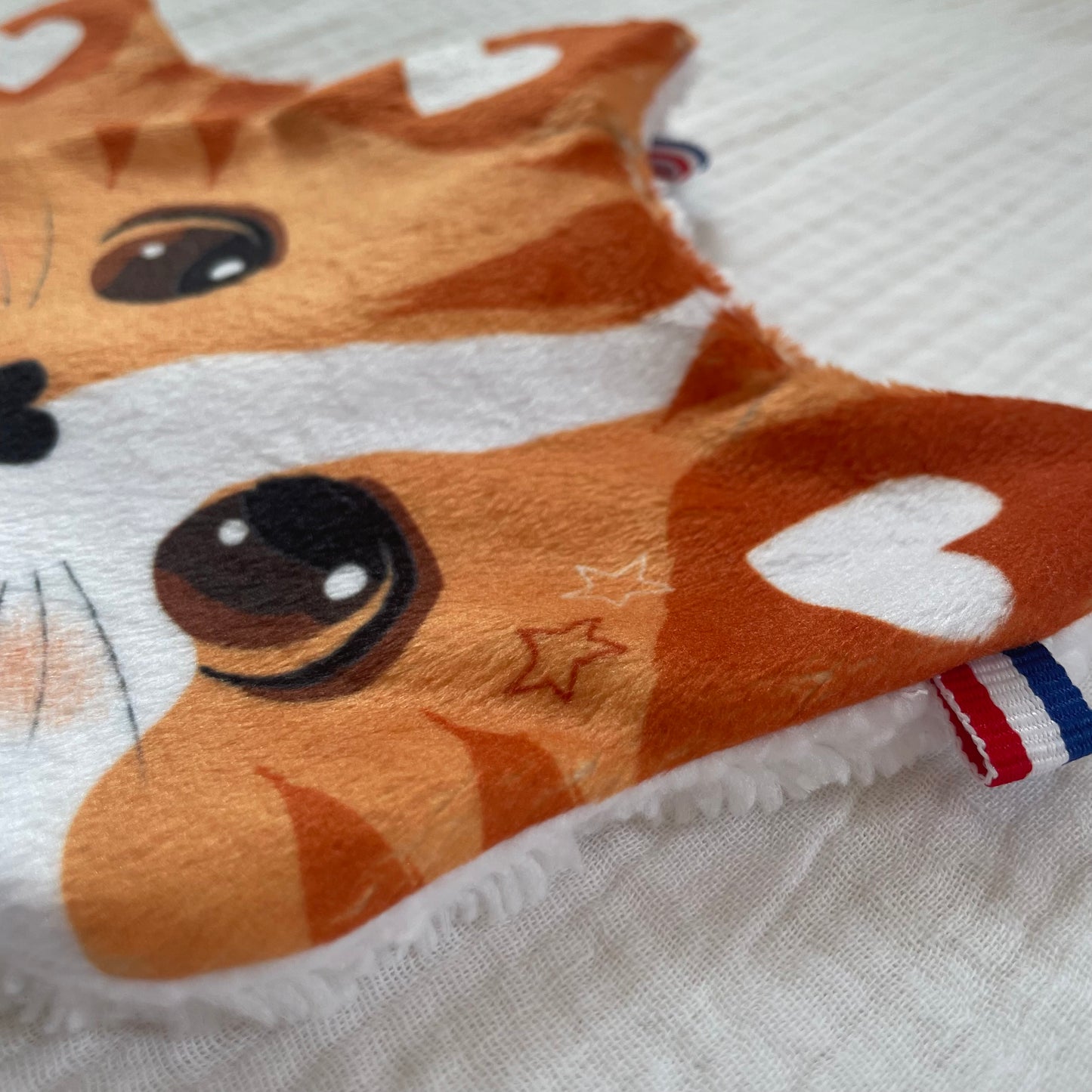 Lot de 2 lingettes lavables - chat