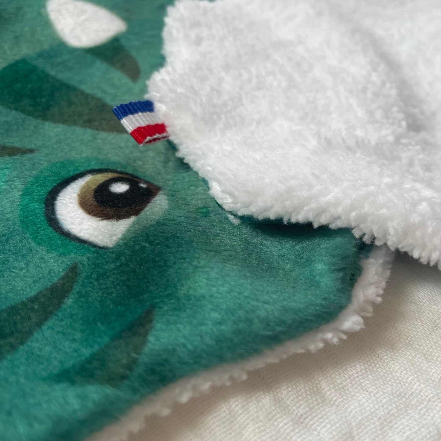Lot de 2 lingettes lavables - Dinosaure