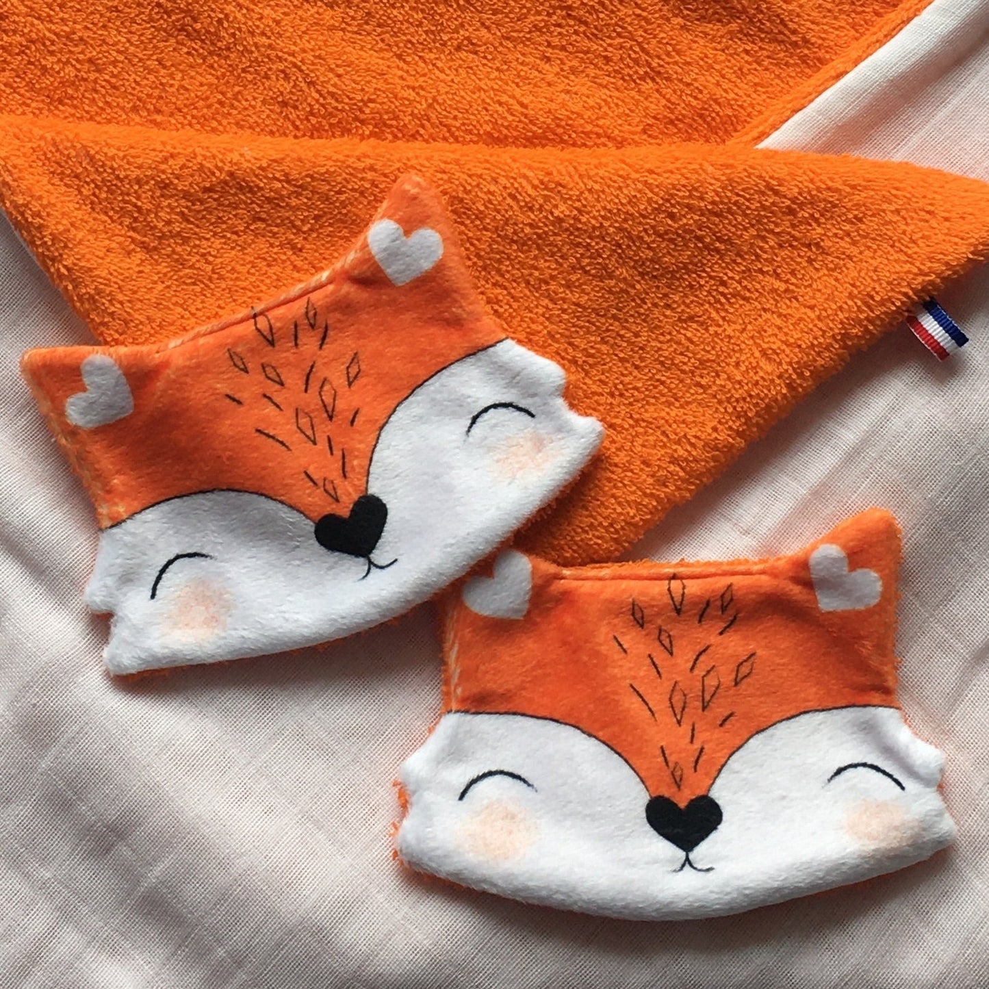 Lot de 2 lingettes renard