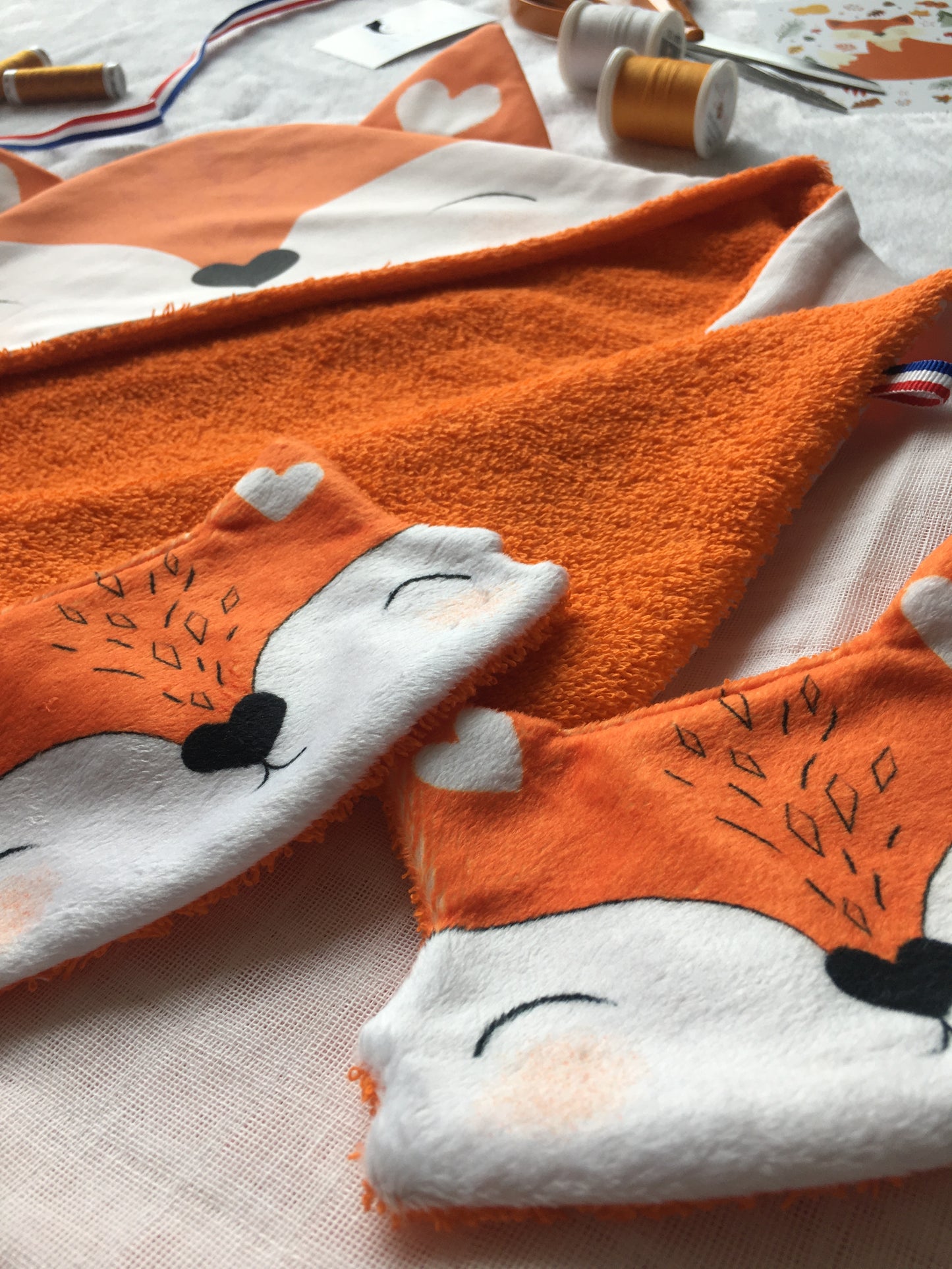 Lot de 2 lingettes renard