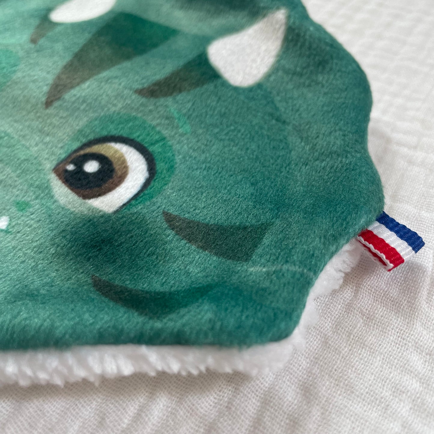 Lot de 2 lingettes lavables - Dinosaure