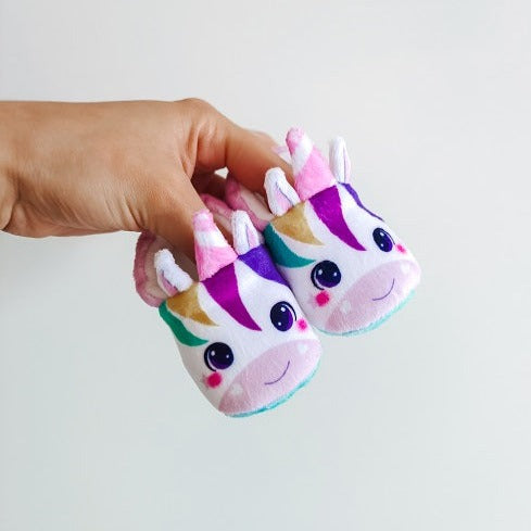 chaussons bébé licorne