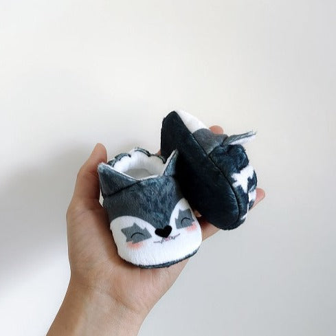 chaussons bébé loup