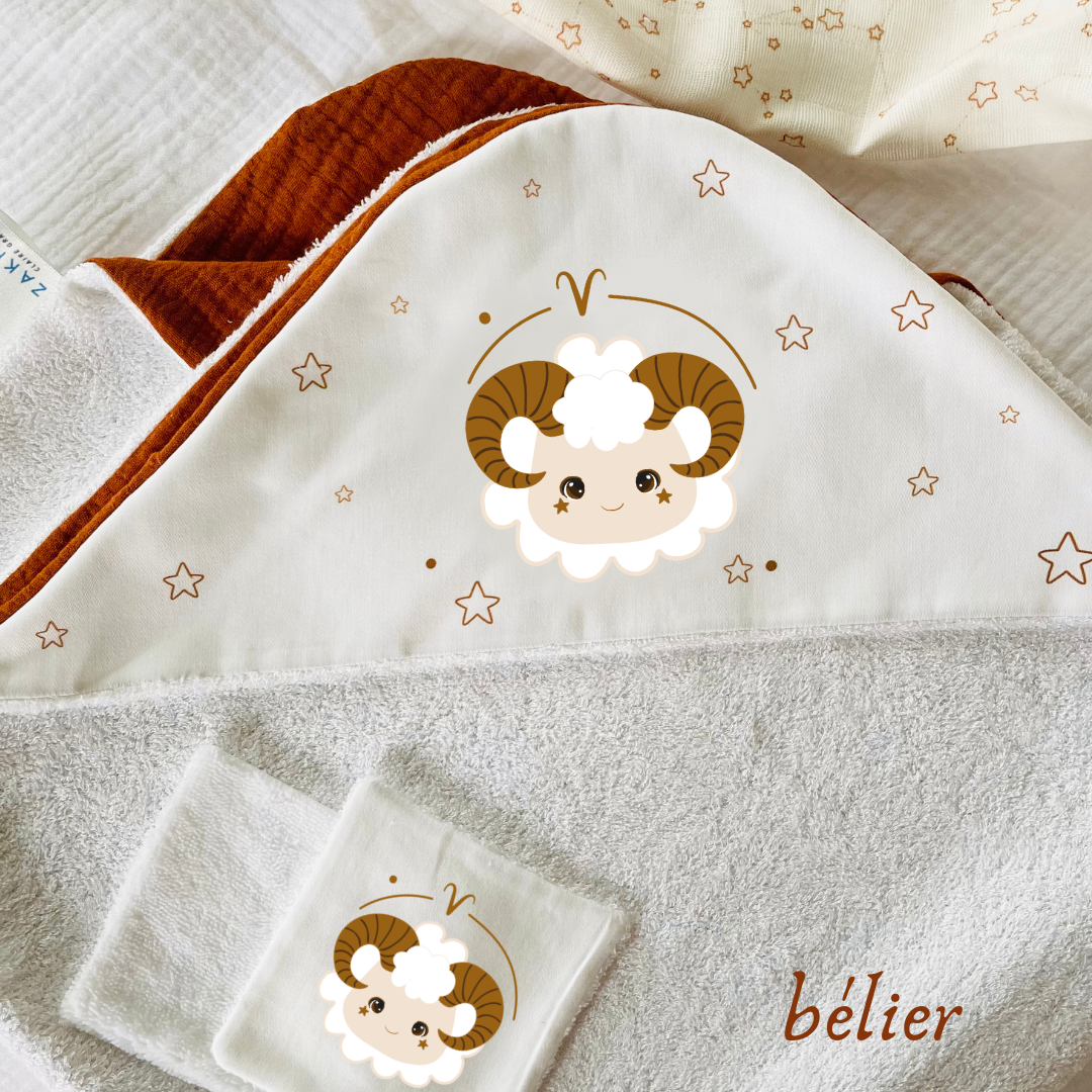 Cape de bain - Baby astro ⭐