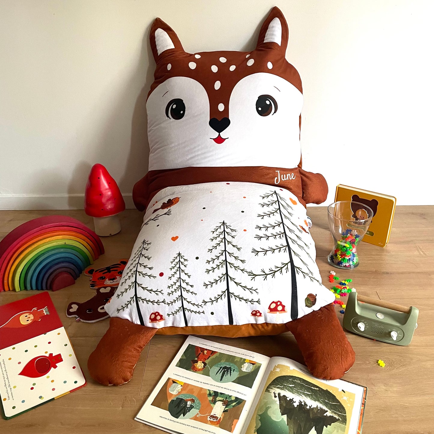Pouf enfant - biche - Brigitte