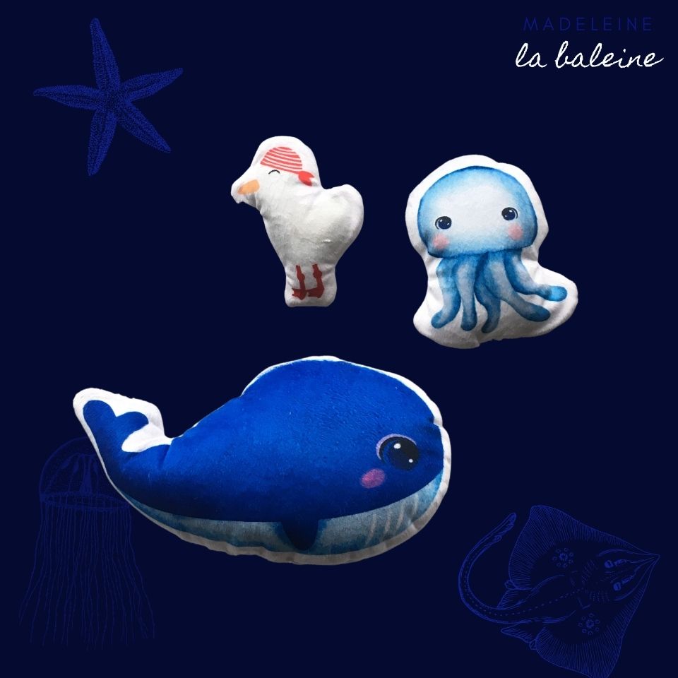 Doudous amis de l'océan