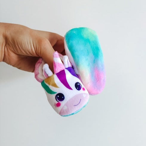 chaussons bébé licorne