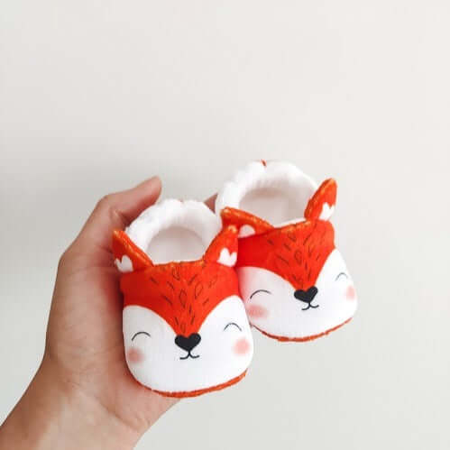 chaussons bébé renard