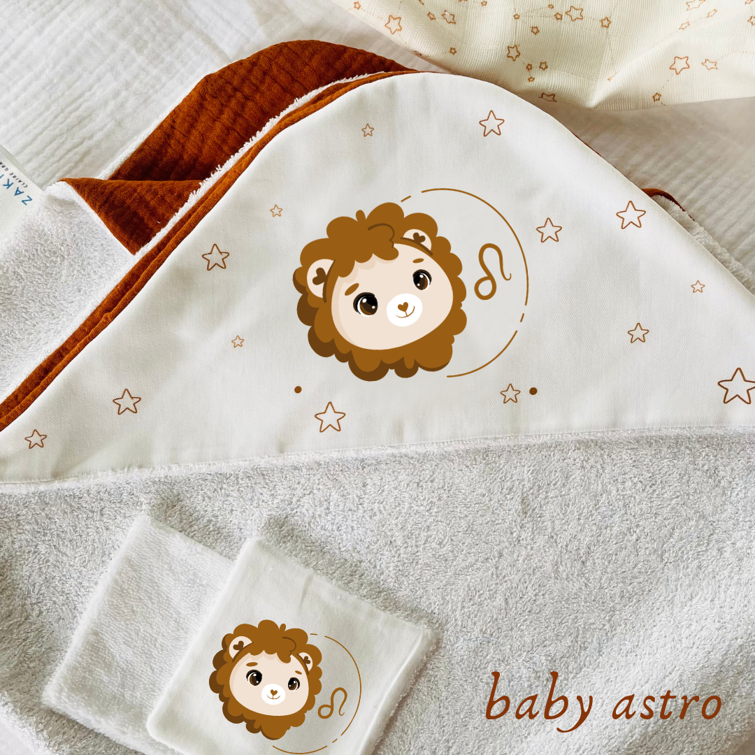 Cape de bain - Baby astro ⭐