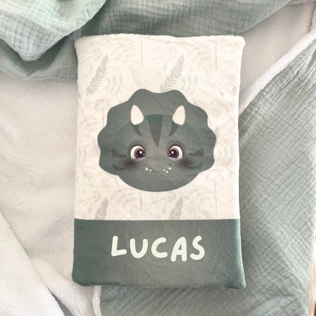Protège carnet de santé bébé dinosaure