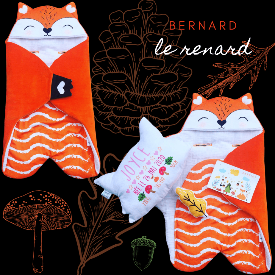 chancelière bébé - renard
