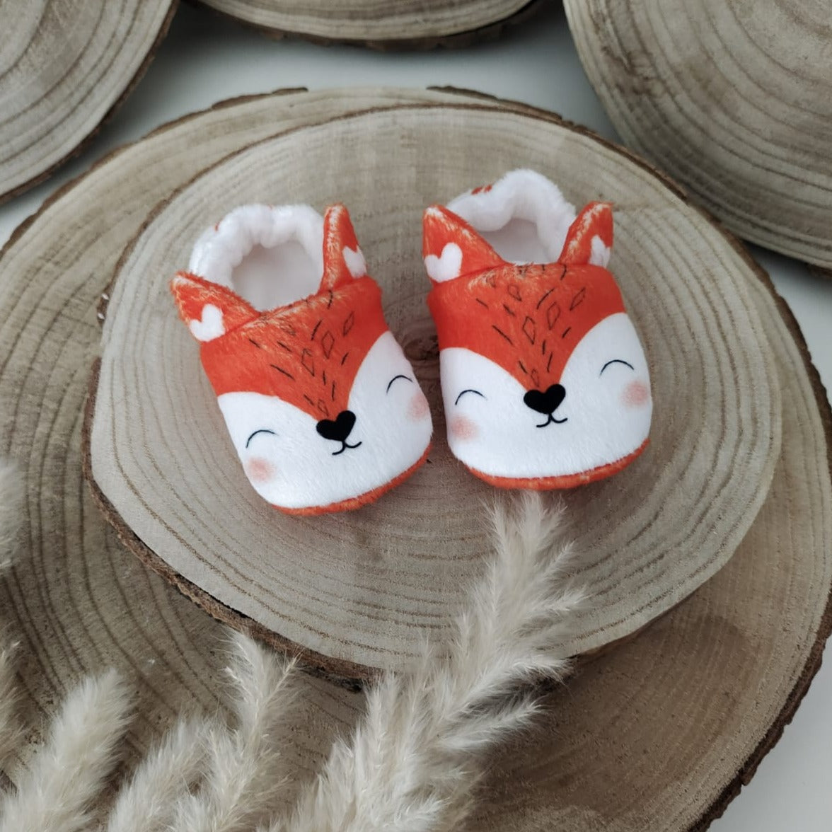 chaussons bébé renard
