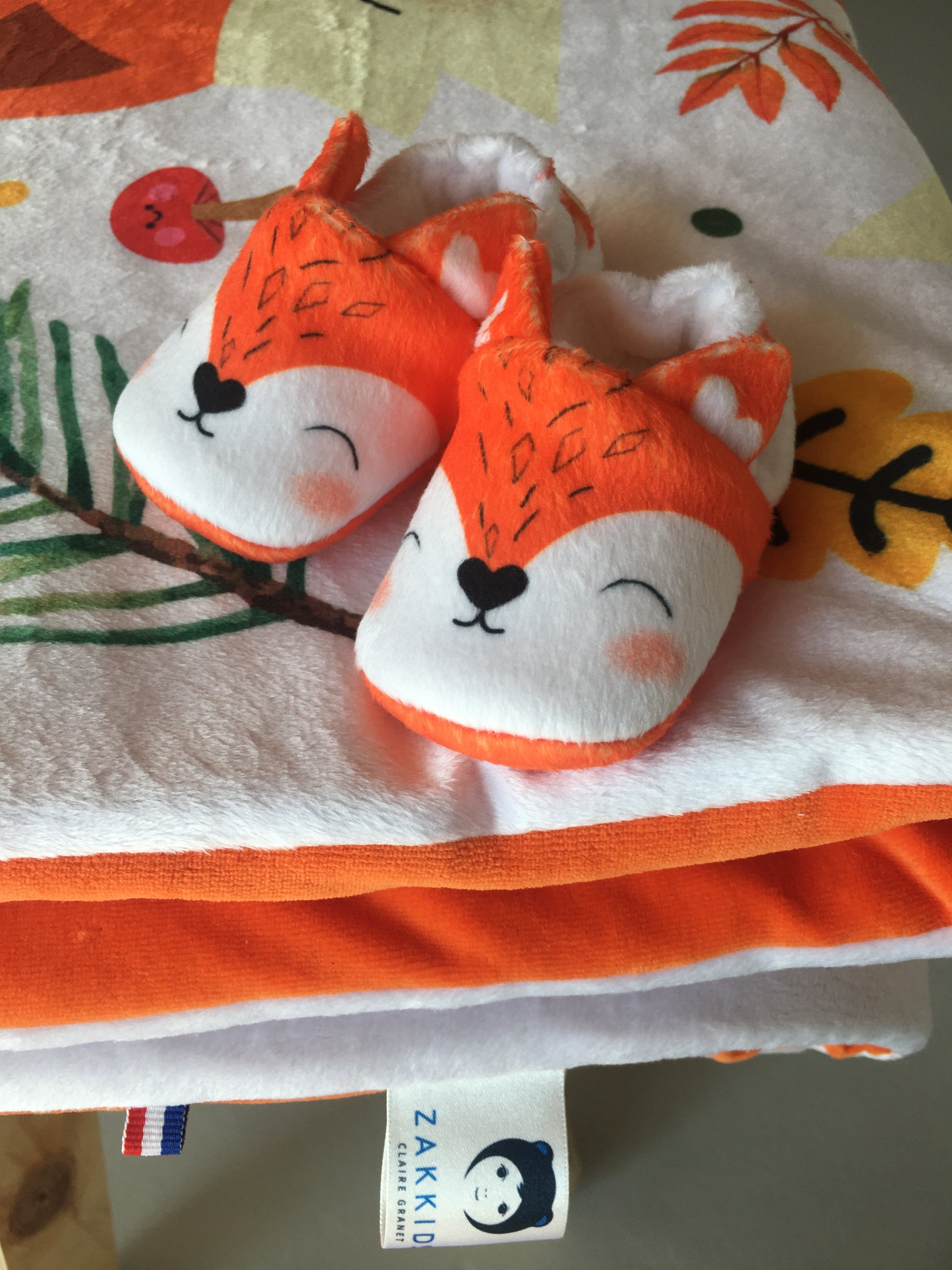 chaussons bébé renard