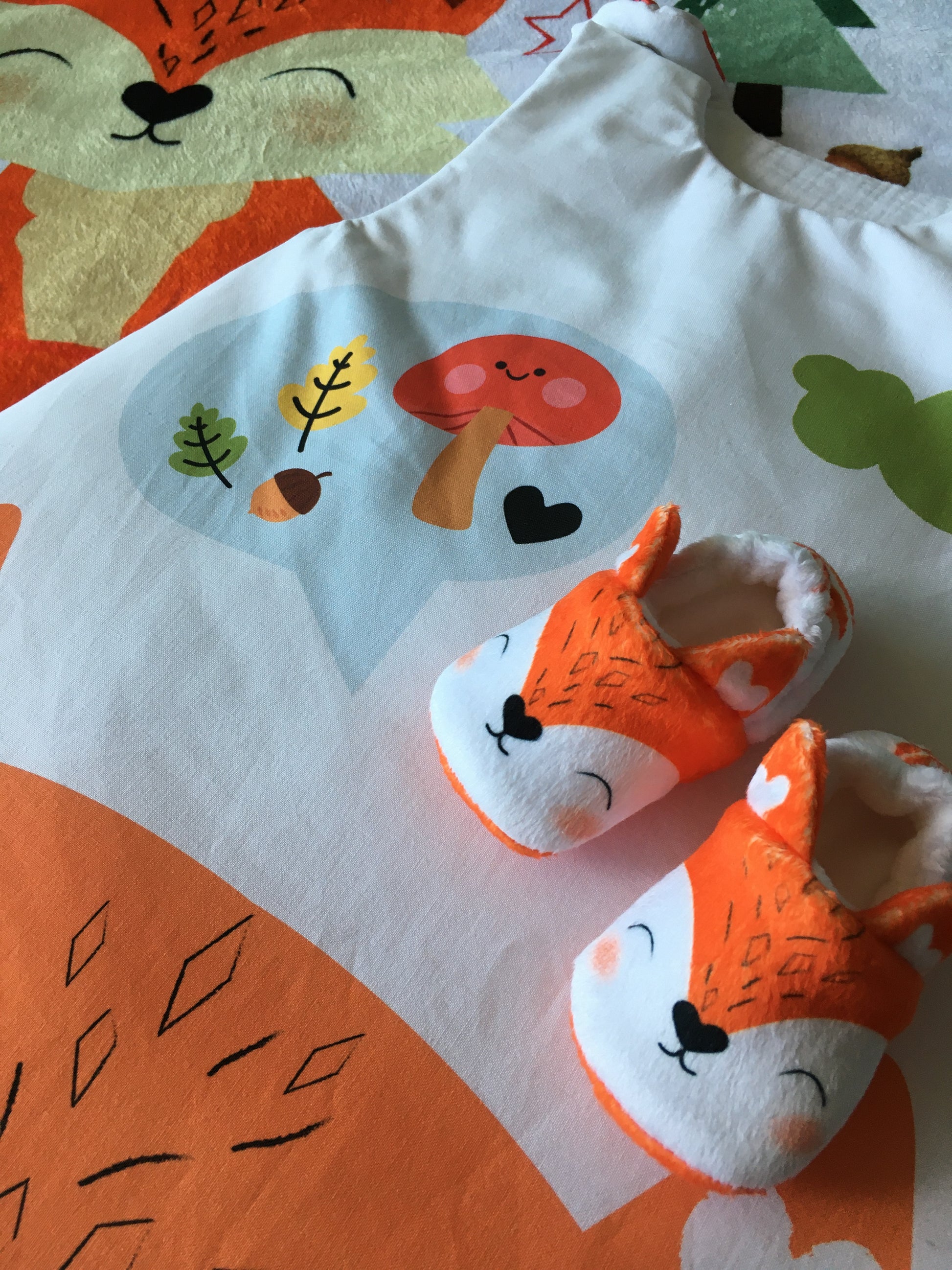 chaussons bébé renard