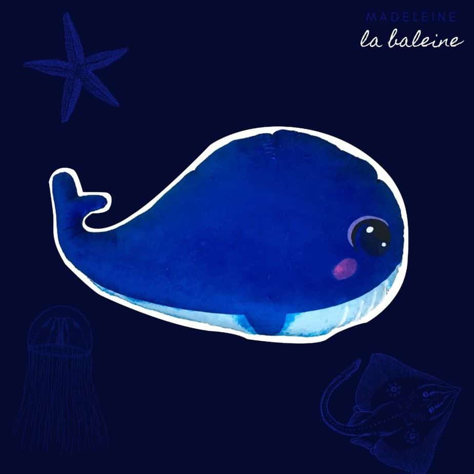 coussin baleine