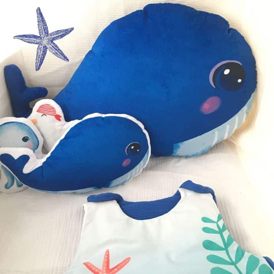 coussin baleine